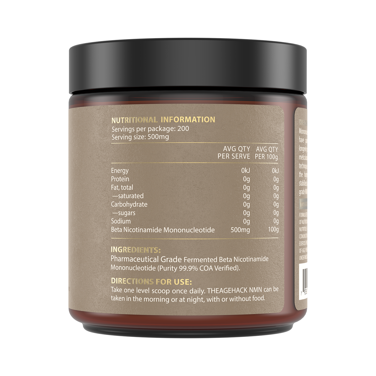 THEAGEHACK 100g NMN Powder - NP